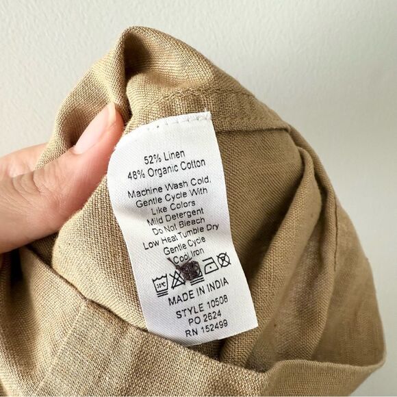 NWT Amour Vert Sienna Cotton Linen Jumpsuit - M - Picture 6 of 6
